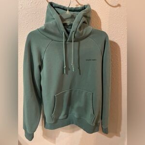 Spark Paws Veloursoft Essential Human Hoodie Sweatshirt In Teal